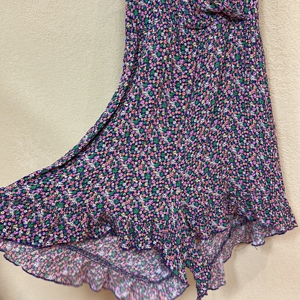 Hesperus womans boho Floral halter Romper size Large - Picture 2 of 7
